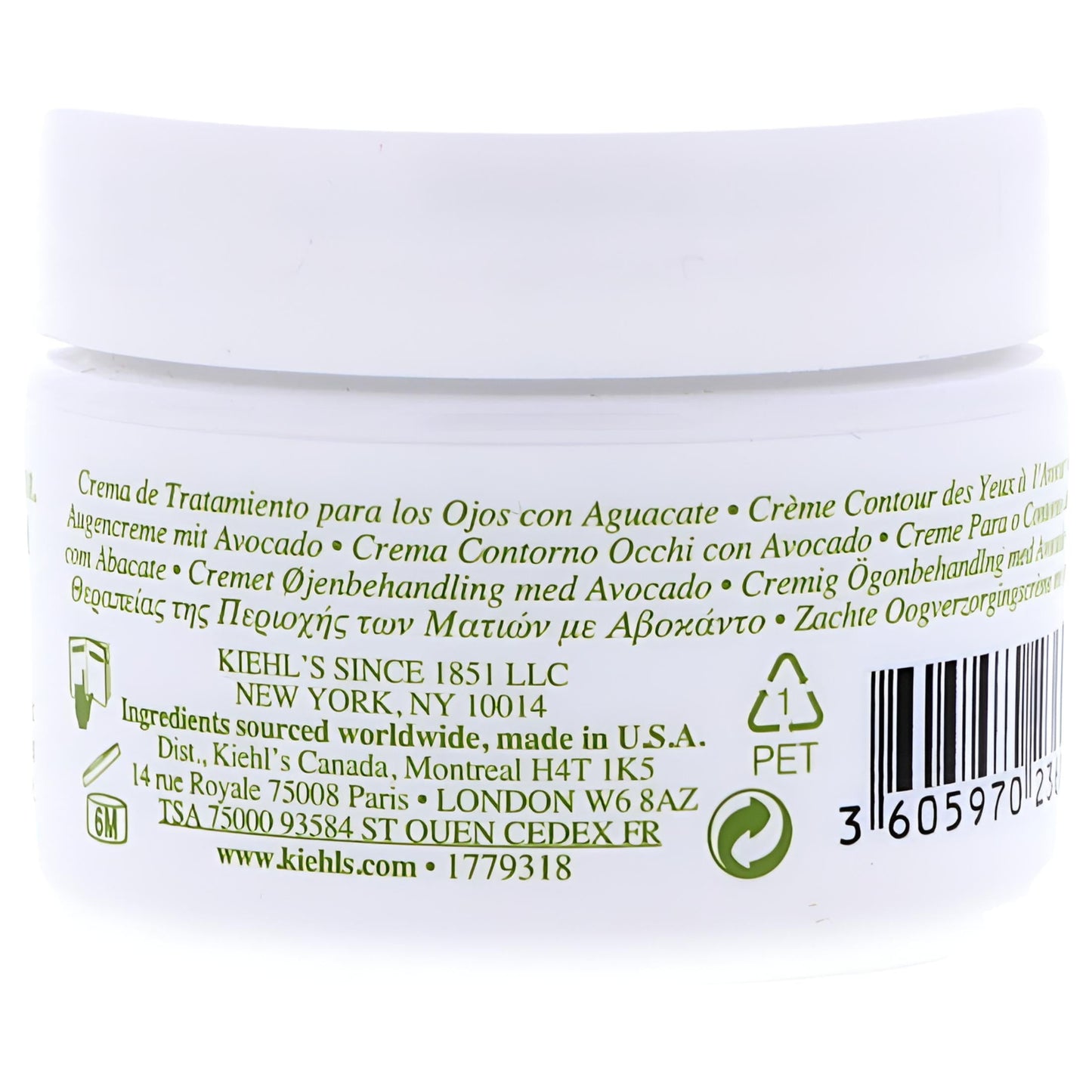 Creamy Eye Treatment with Avocado by  for Unisex - 0.95 Oz Eye Treatment